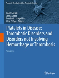 Abbildung von: Platelets in Disease: Thrombotic Disorders and Disorders not Involving Hemorrhage or Thrombosis - Springer