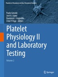 Cover: Platelet Physiology II and Laboratory Testing - Springer