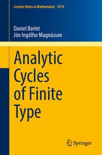 Abbildung von: Analytic Cycles of Finite Type - Springer
