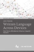 Cover: Written language across devices - J.B. Metzler