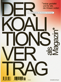 Cover: Der Koalitionsvertrag als Magazin - Oliver Wurm I Medien