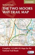 Cover: Two Moors Way Trail Map - Cicerone Press