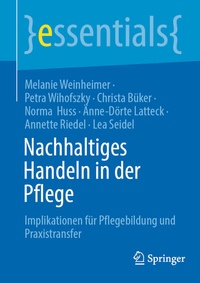 Abbildung von: Nachhaltiges Handeln in der Pflege - Springer