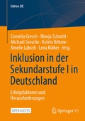 Cover: Inklusion in der Sekundarstufe I in Deutschland - Springer VS
