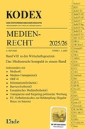 Cover: KODEX Medienrecht 2025/26 - Linde Verlag Ges.m.b.H.