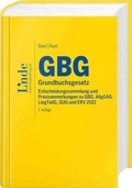 Cover: GBG | Grundbuchsgesetz - Linde