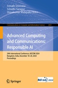 Cover: Advanced Computing and Communications: Responsible AI - Springer