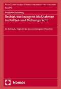 Abbildung von: Rechtstreuebezogene Maßnahmen im Polizei- und Ordnungsrecht - Nomos