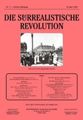 Cover: Die surrealistische Revolution - TEXTEM VERLAG
