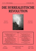 Cover: Die surrealistische Revolution - TEXTEM VERLAG