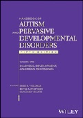 Cover: Handbook of Autism and Pervasive Developmental Disorders, Volume 1 - Wiley