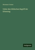 Cover: Ueber den biblischen Begriff der Erbauung - Antigonos Verlag