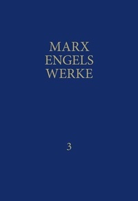 Abbildung von: MEW / Marx-Engels-Werke Band 3 - Dietz