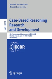 Enlarge image Cover: Case-Based Reasoning Research and Development - Springer