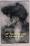 Cover: "All' Ihre Briefe sind an Ort und Stelle" - Brill Deutschland