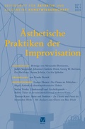 Bild: Ästhetische Praktiken der Improvisation - Meiner