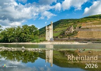 Abbildung von: Rheinland 2026 Wandkalender A4 quer Spiralbindung 28 Blatt mit 56 Seiten - klaes-regio Fotoverlag