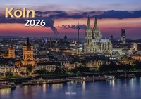 Abbildung von: Köln 2026 Bildkalender A3 quer, spiralgebunden - klaes-regio Fotoverlag