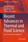 Cover: Recent Advances in Thermal and Fluid Science - Springer Nature Switzerland AG