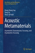 Cover: Acoustic Metamaterials - Springer Nature Switzerland AG