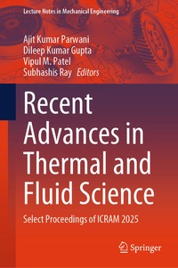 Enlarge image Cover: Recent Advances in Thermal and Fluid Science - Springer