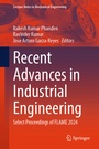 Cover: Recent Advances in Industrial Engineering - Springer