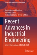 Cover: Recent Advances in Industrial Engineering - Springer