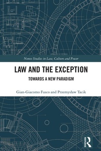 Abbildung von: Law and the Exception - Routledge