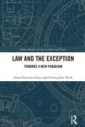 Cover: Law and the Exception - Routledge