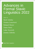 Cover: Advances in Formal Slavic Linguistics 2022 - Language Science Press