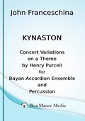 Cover: Kynaston - Concert Variations on a Theme by Henry Purcell for Bayan Accordion Ensemble and Percussion - BEARMANOR MEDIA