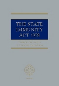 Abbildung von: The State Immunity Act 1978 - Oxford University Press
