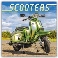 Abbildung von: Scooters - Motorroller 2026 - Wand-Kalender - Brown Trout-Auslieferer Flechsig