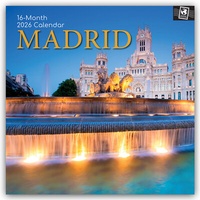Abbildung von: Madrid 2026 - 16-Monatskalender - Brown Trout-Auslieferer Flechsig