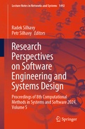 Cover: Research Perspectives on Software Engineering and Systems Design - Springer