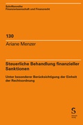 Abbildung von: Steuerliche Behandlung finanzieller Sanktionen - Stämpfli Verlag AG