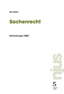 Cover: Sachenrecht024 - Stämpfli Verlag AG