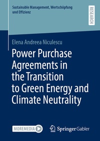 Abbildung von: Power Purchase Agreements in the Transition to Green Energy and Climate Neutrality - Springer Gabler