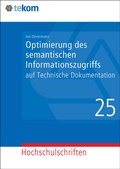 Cover: Optimierung des semantischen Informationszugriffs auf Technische Dokumentation - tcworld