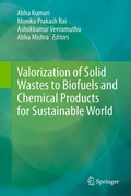 Cover: Valorization of Solid Wastes to Biofuels and Chemical Products for Sustainable World - Springer