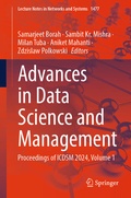 Cover: Advances in Data Science and Management - Springer