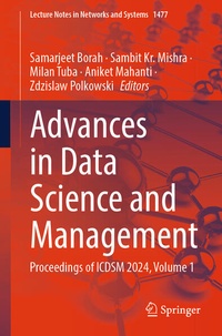 Enlarge image Cover: Advances in Data Science and Management - Springer