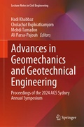 Cover: Advances in Geomechanics and Geotechnical Engineering - Springer Nature Switzerland AG