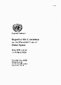 Abbildung von: Report of the Committee on the Peaceful Uses of Outer Space - United Nations