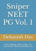 Cover: Sniper NEET PG Vol. 1: PSM, Pathology & Microbiology - 10 Years Recall + Ultrafast Revision MCQs - Unknown