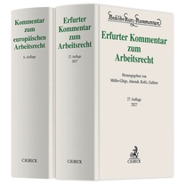 Bild vergrößern Bild: Erfurter Kommentar zum Arbeitsrecht und Kommentar zum europäischen Arbeitsrecht - C.H.BECK