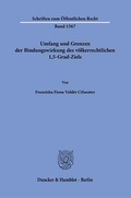Abbildung von: Umfang und Grenzen der Bindungswirkung des völkerrechtlichen 1,5-Grad-Ziels - Duncker & Humblot