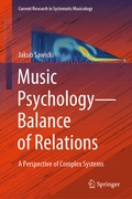 Cover: Music Psychology-Balance of Relations - Springer