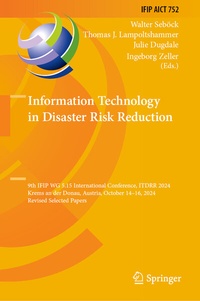 Abbildung von: Information Technology in Disaster Risk Reduction - Springer