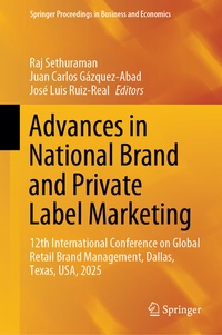 Abbildung von: Advances in National Brand and Private Label Marketing - Springer